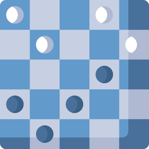 flat illustration of chess board